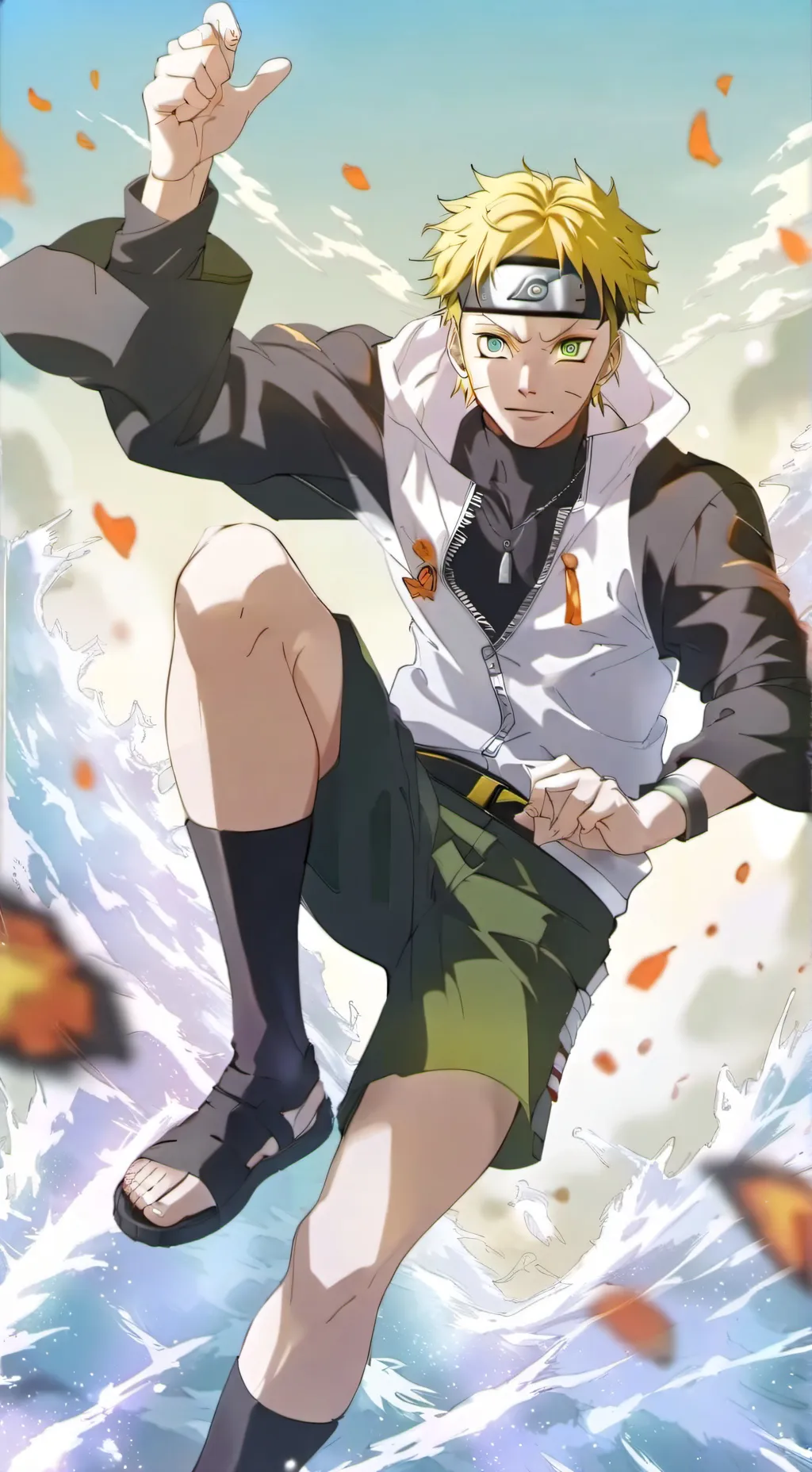 ai character: Naruto Uzumaki  background