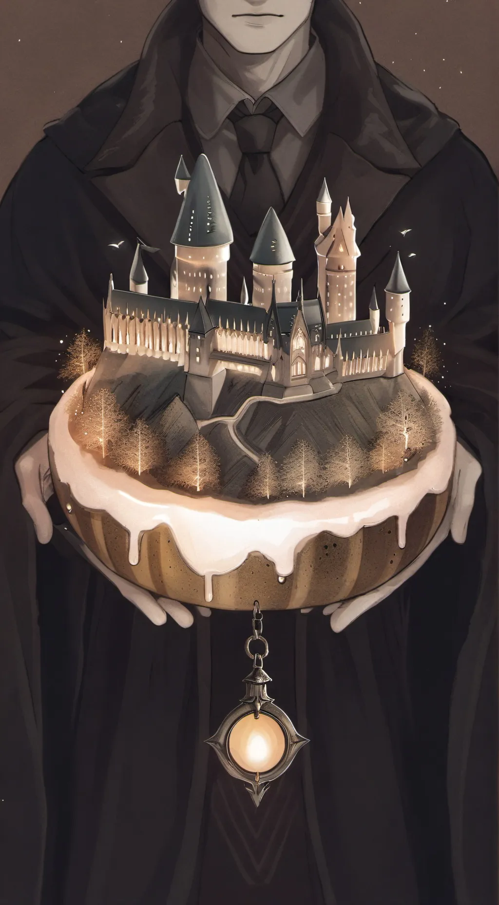 ai character: Hogwarts  background