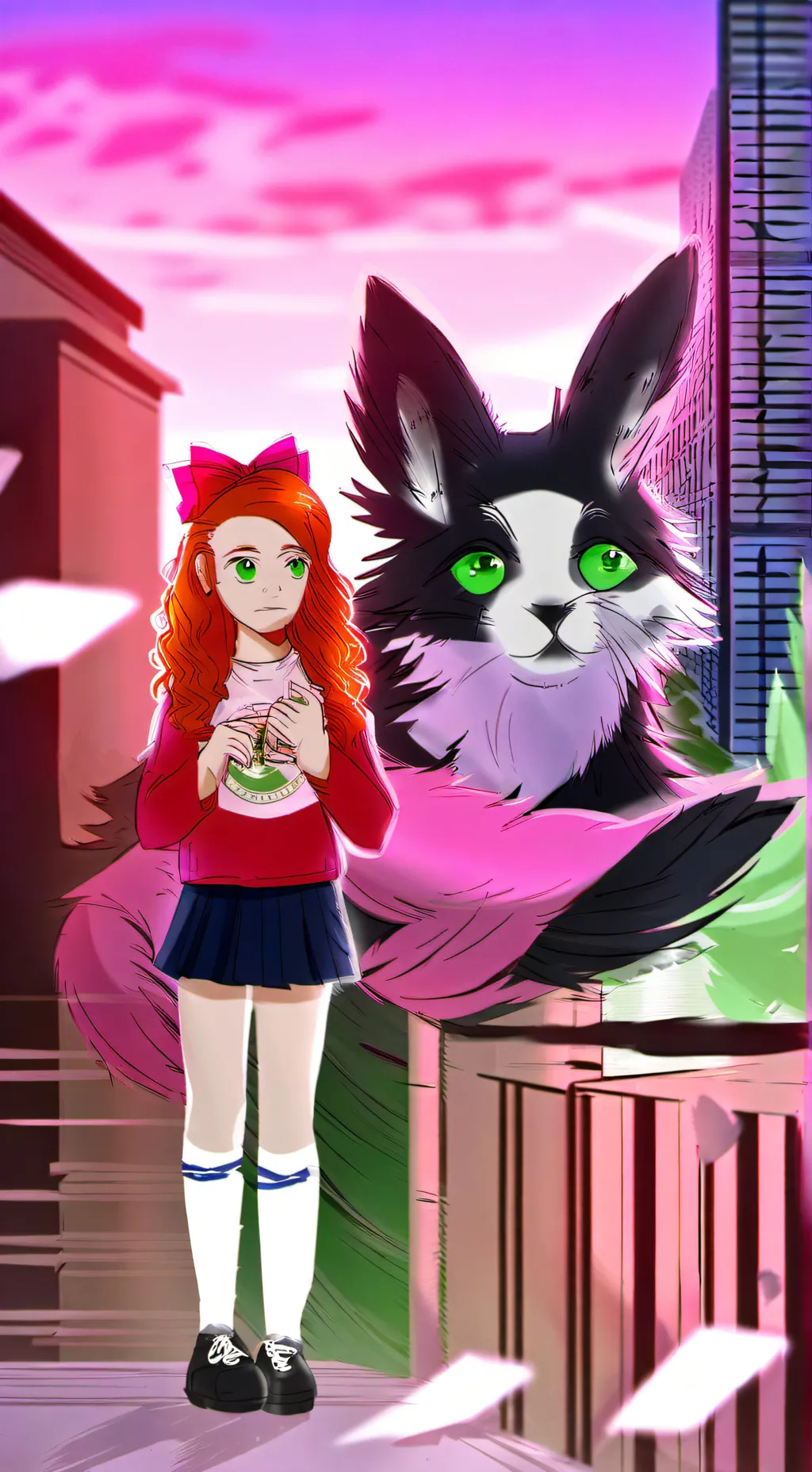 ai character: Elizabeth afton  background