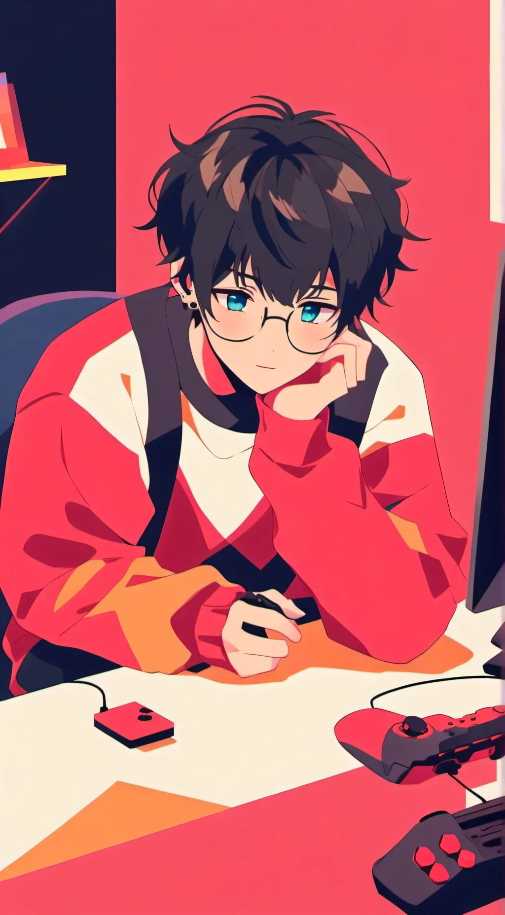 ai character: Carter background