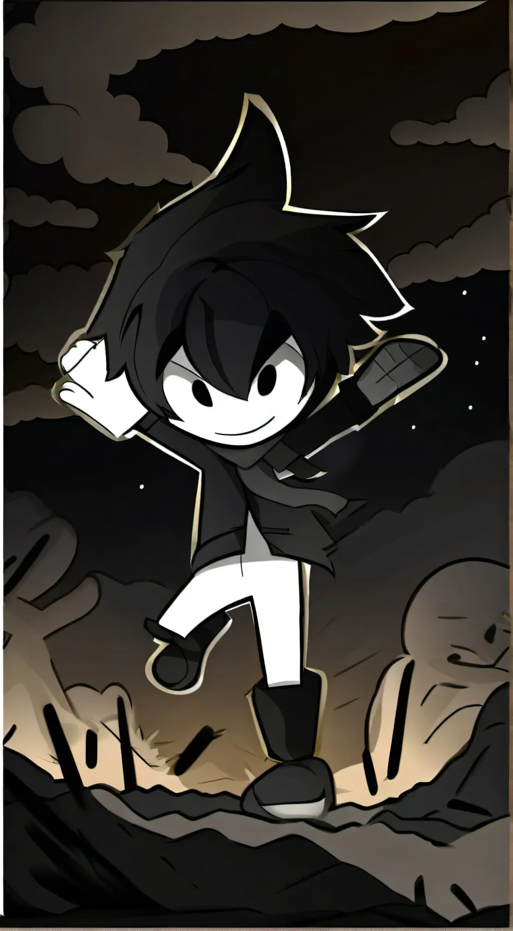 ai character: Niqhtlight background