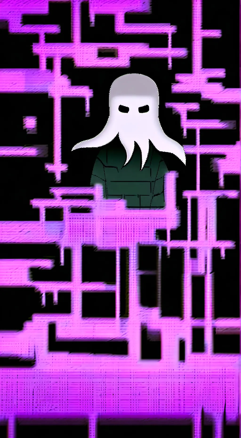 ai character: Purple Geist background