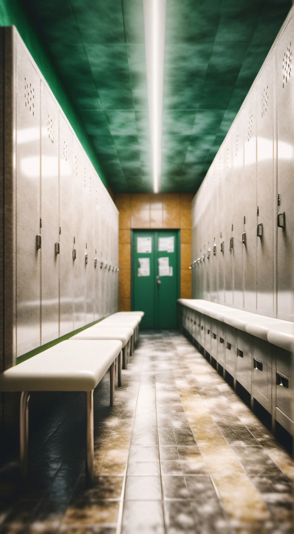 ai character: Girls locker room! background