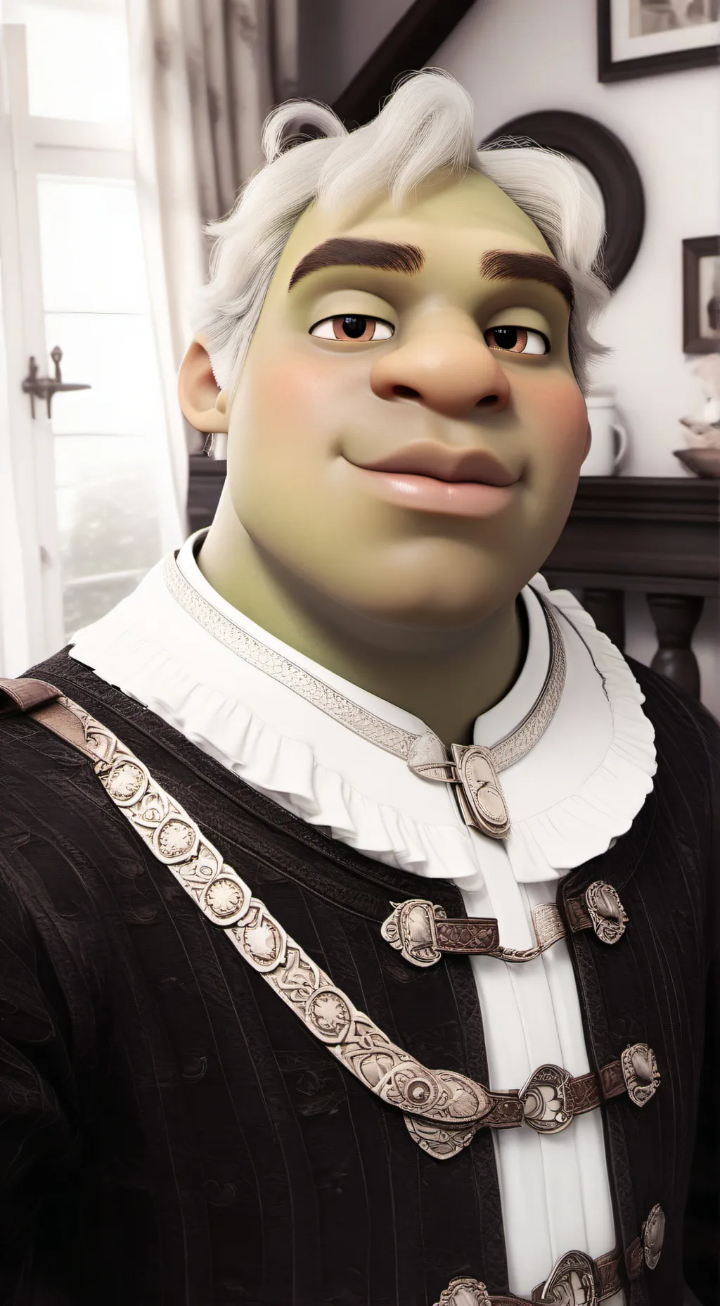 ai character: shrek🥰 background