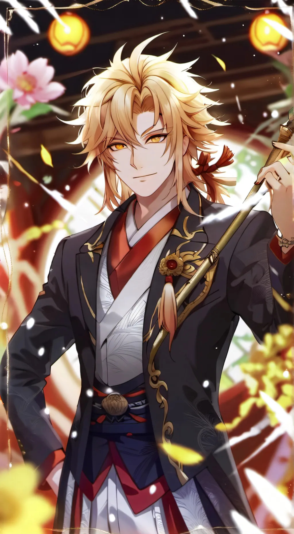 ai character: Rengoku  background