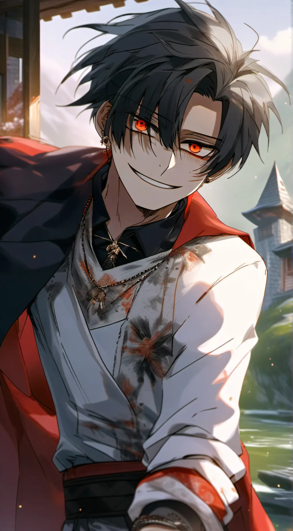 ai character: yandere Levi  background