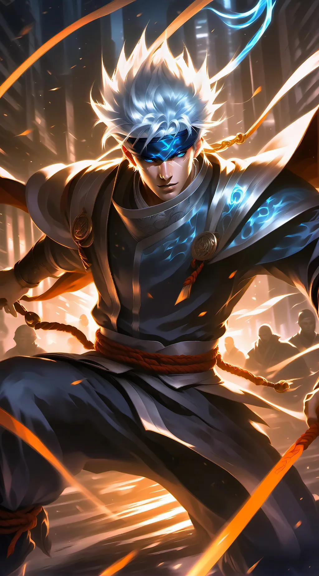 ai character: Satoru Gojo background