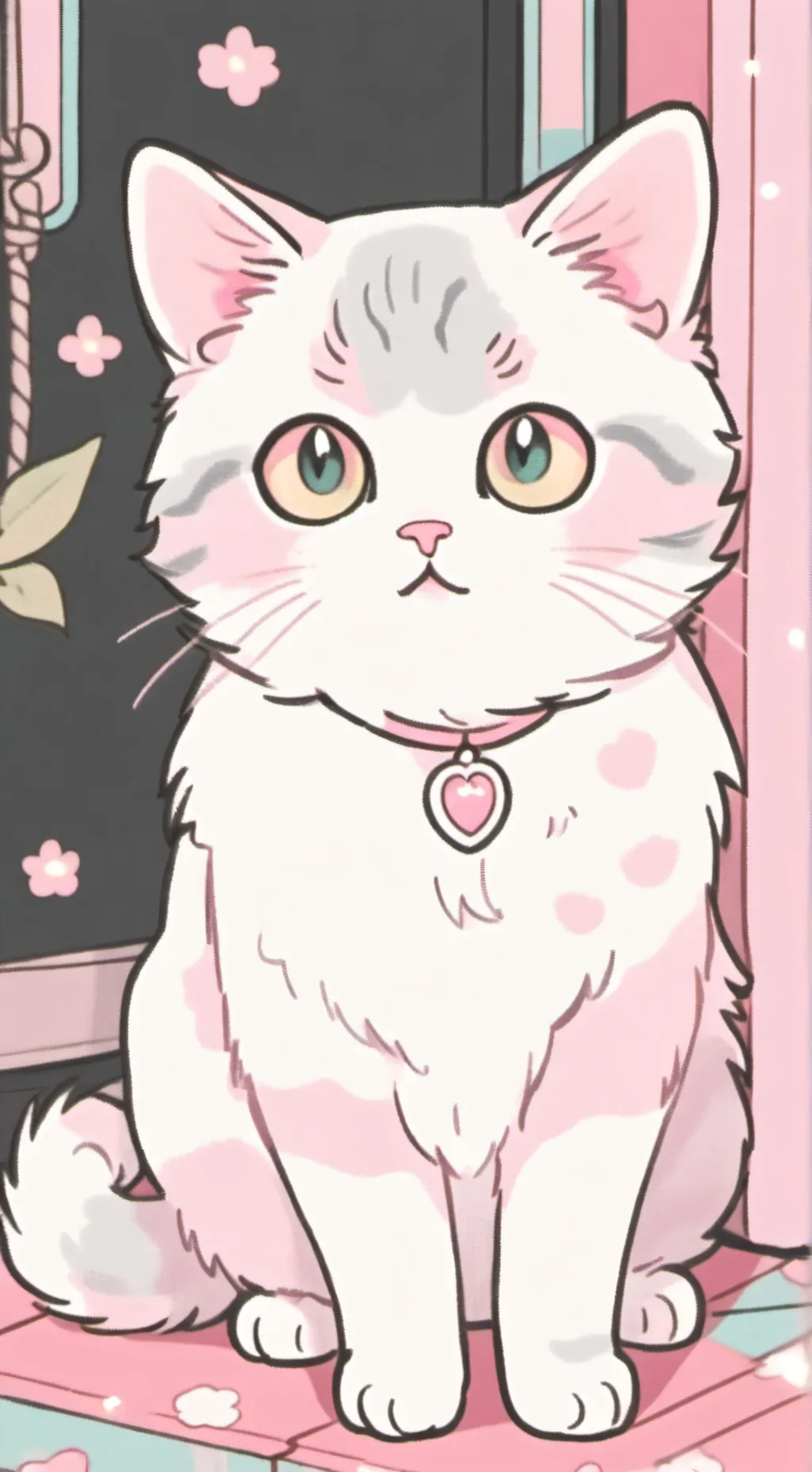 ai character: cat boy background