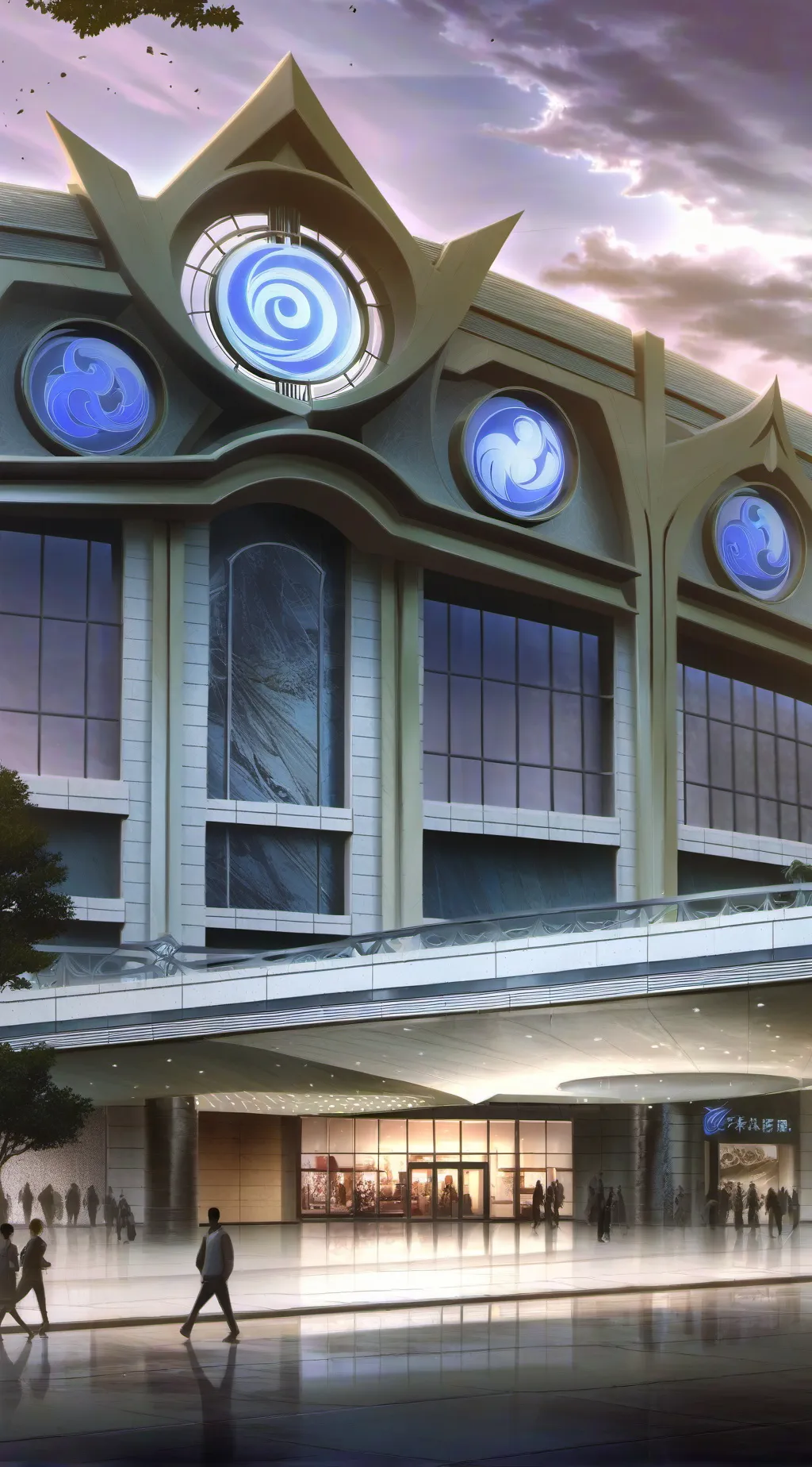 ai character: jjk mall background