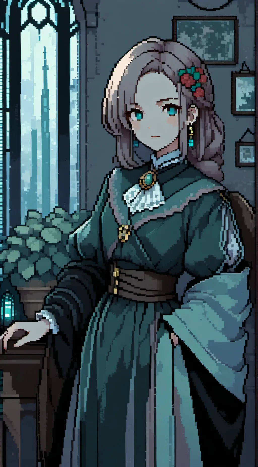 ai character: demom Slayer background