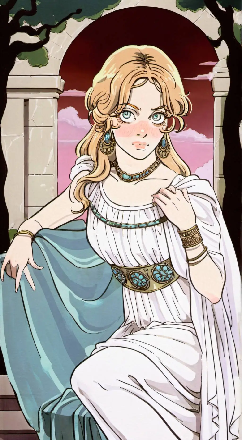 ai character: Åphrødite🕊💖 background