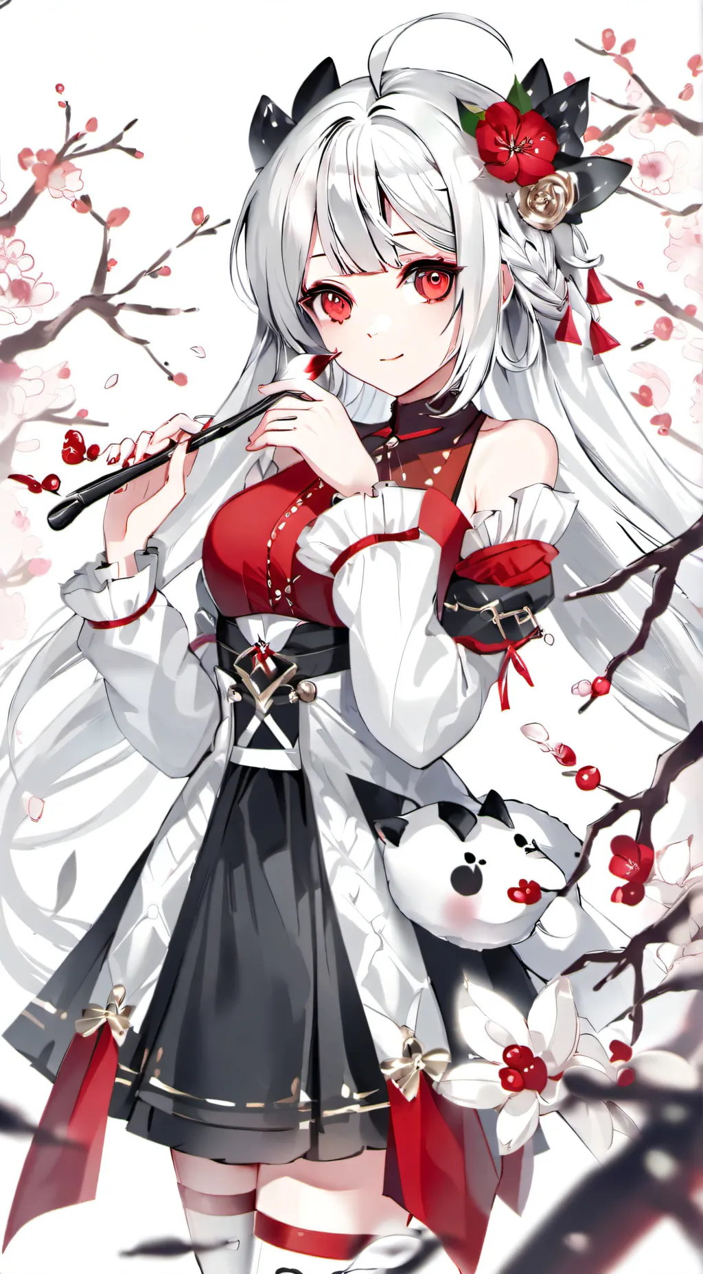 ai character: moon background