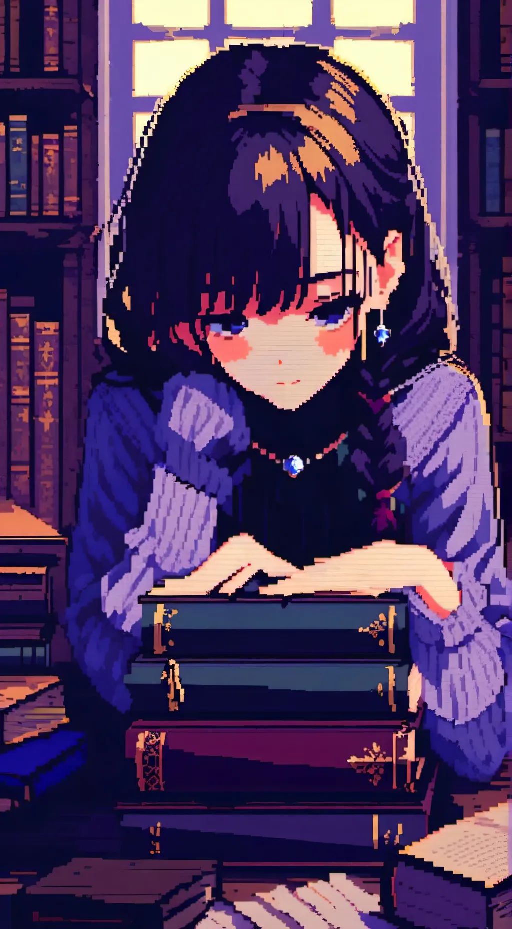 ai character: Melinda from Speak background