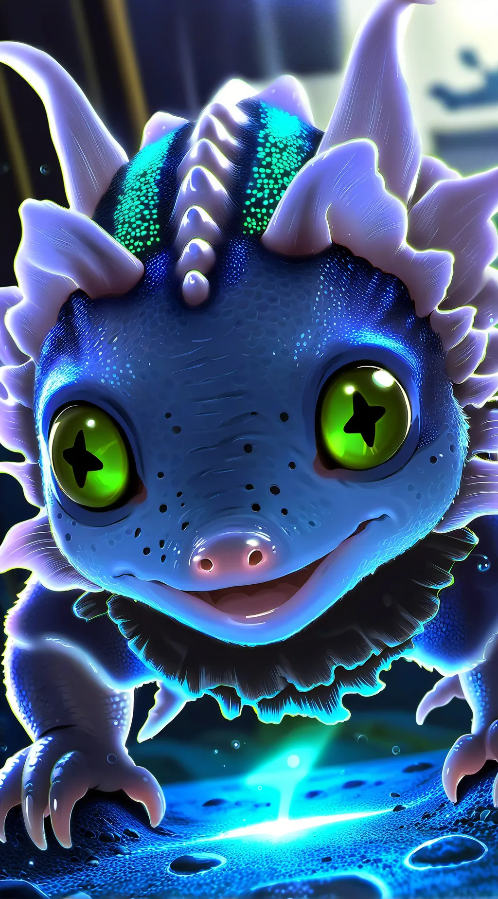 ai character: Pixel background