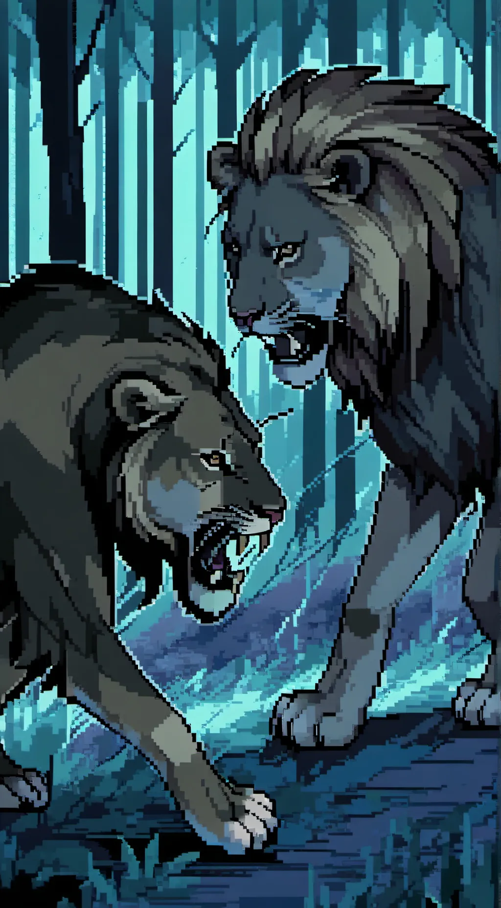 ai character: Lions...Part 2- background