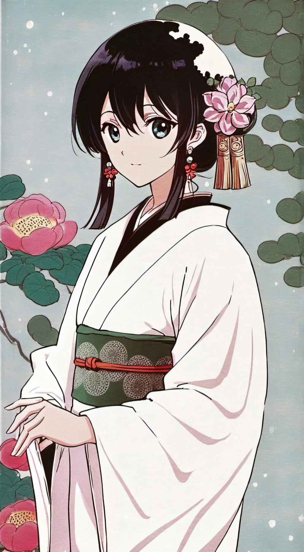 ai character: Yukina Himeragi background