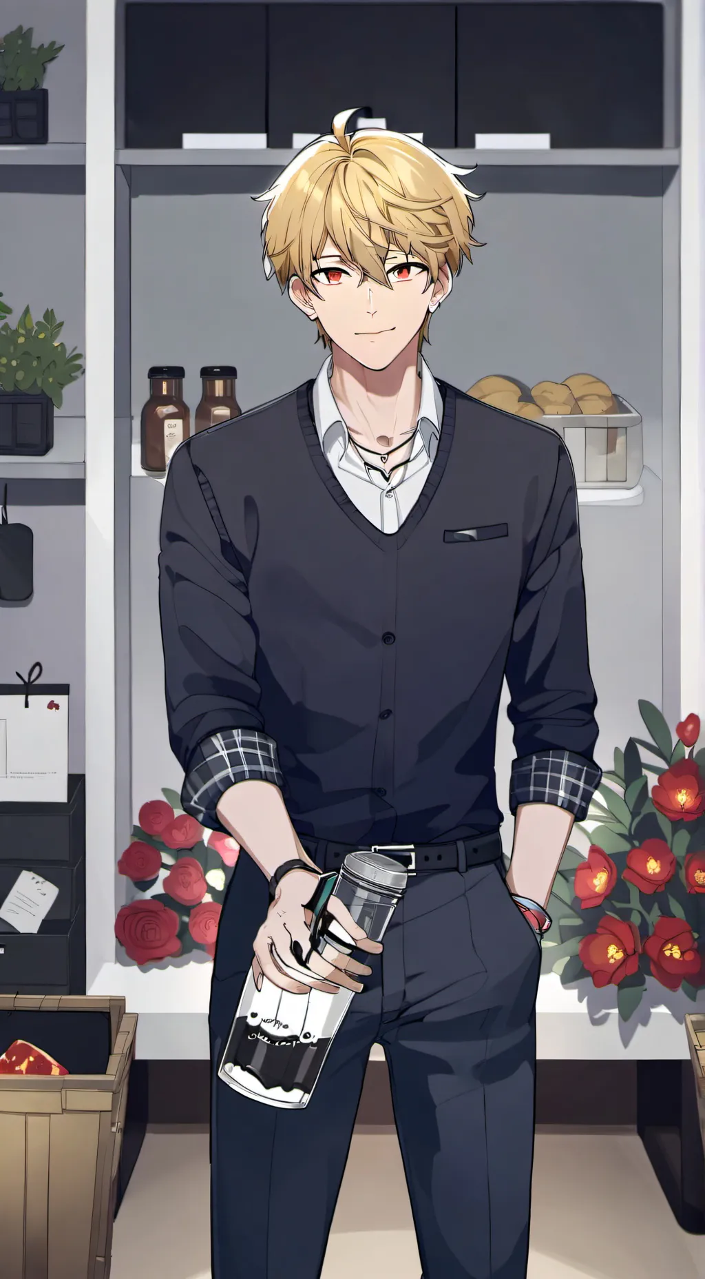ai character: Axel  background