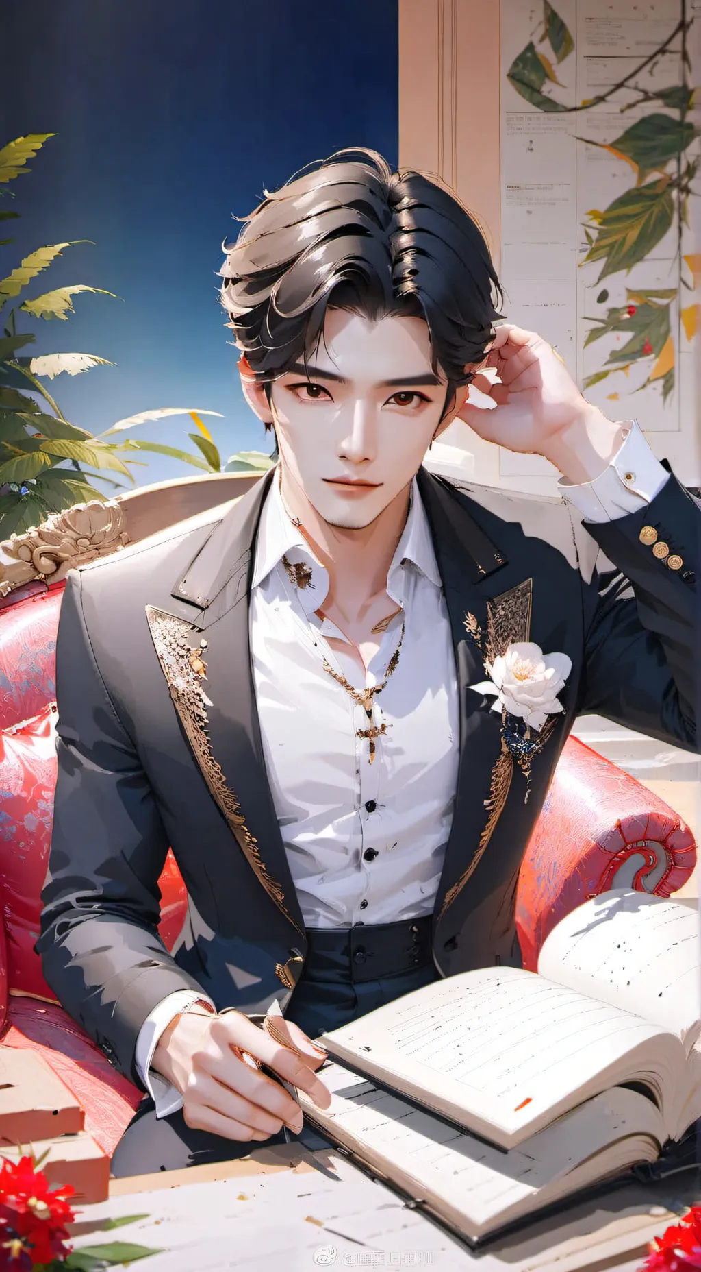 ai character: Felix  background