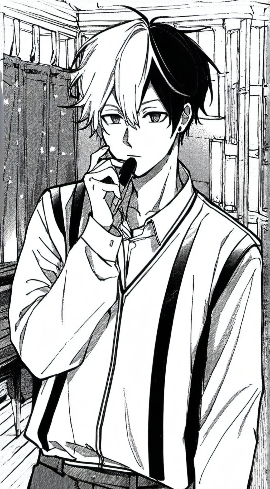 ai character: Todoroki  background