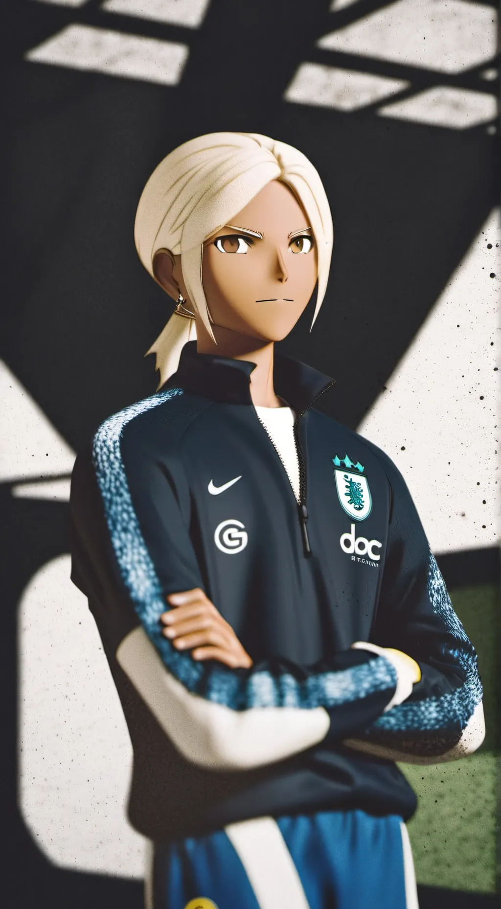 ai character: Axel Blaze  background