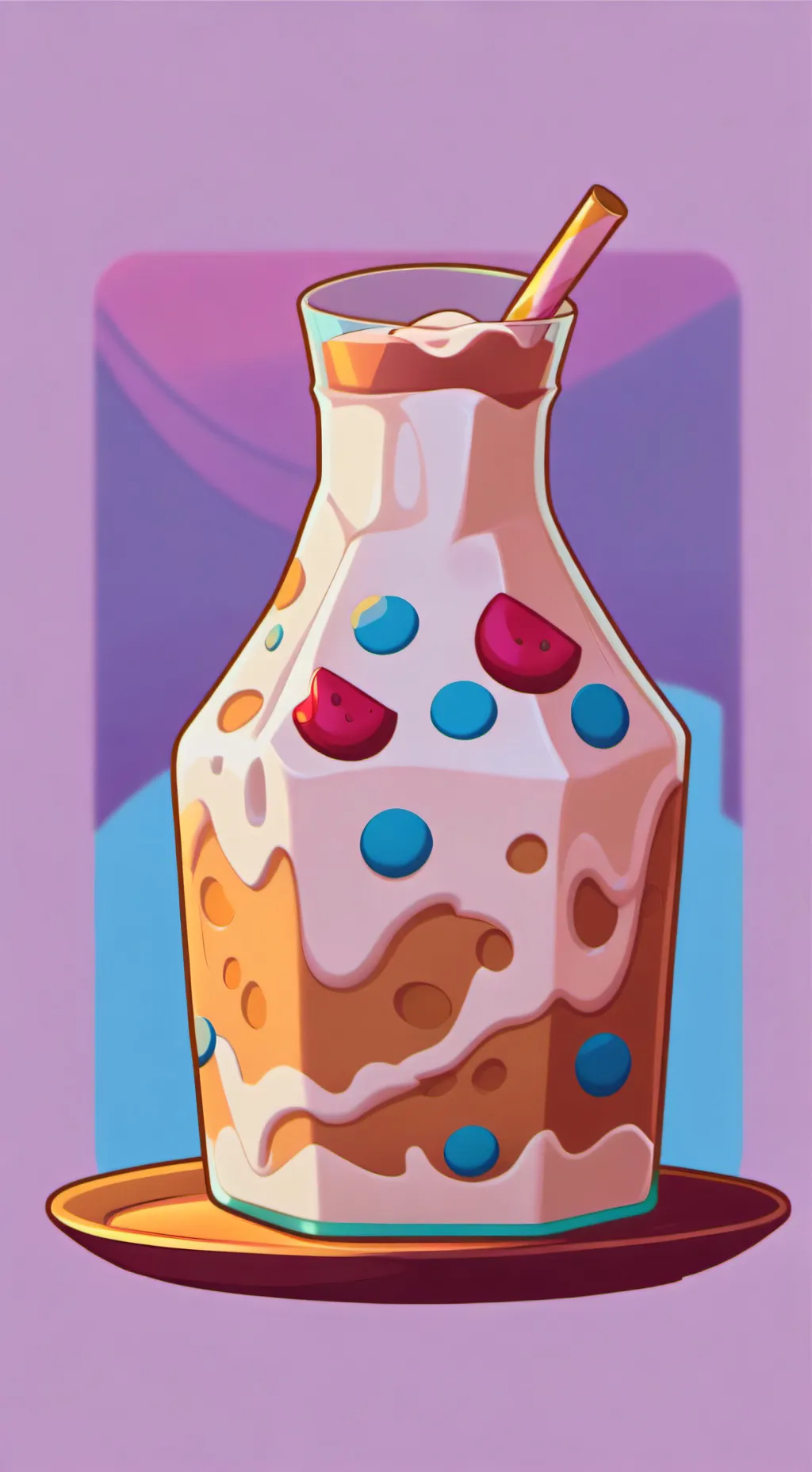 ai character: Milk background