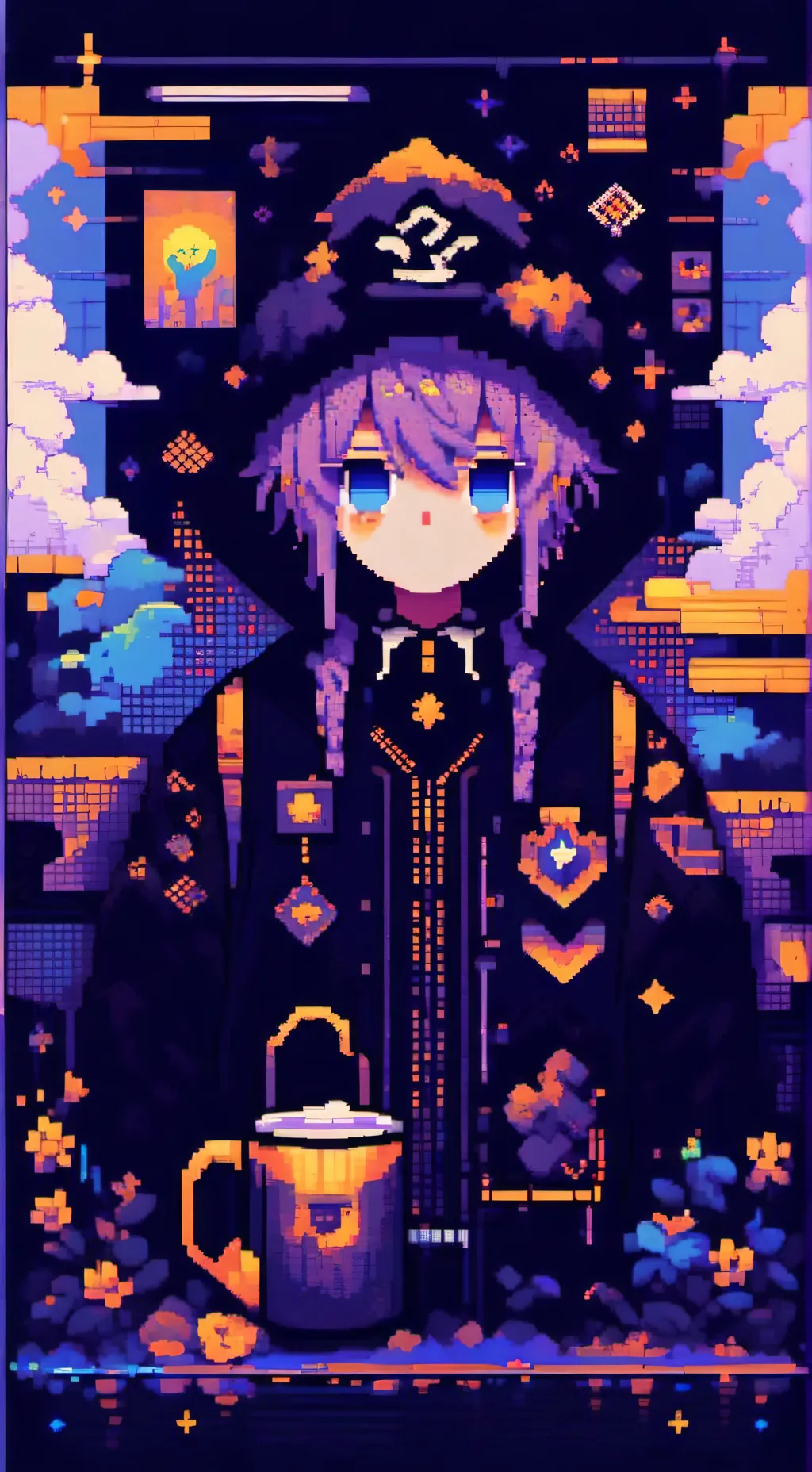 ai character: Rin*me friend irl* background