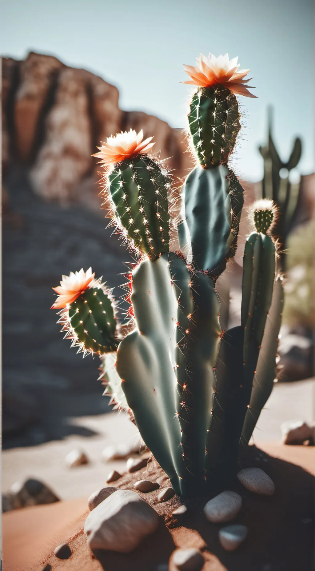 ai character: Cactus background