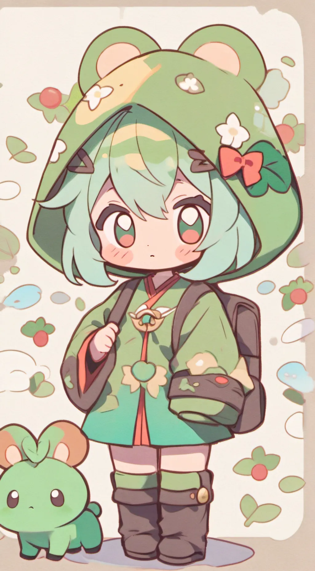 ai character: ds baby? background