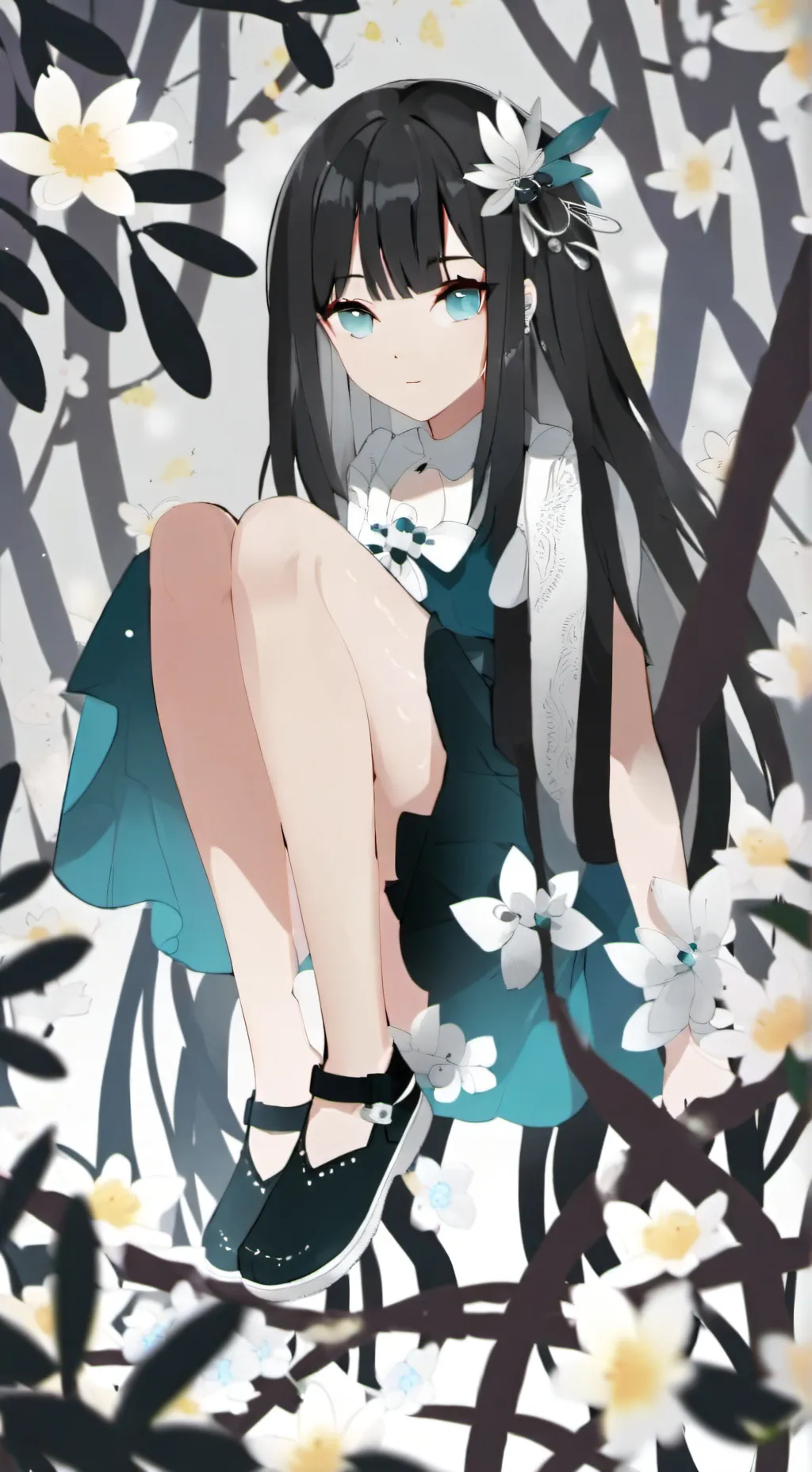 ai character: novia mala background