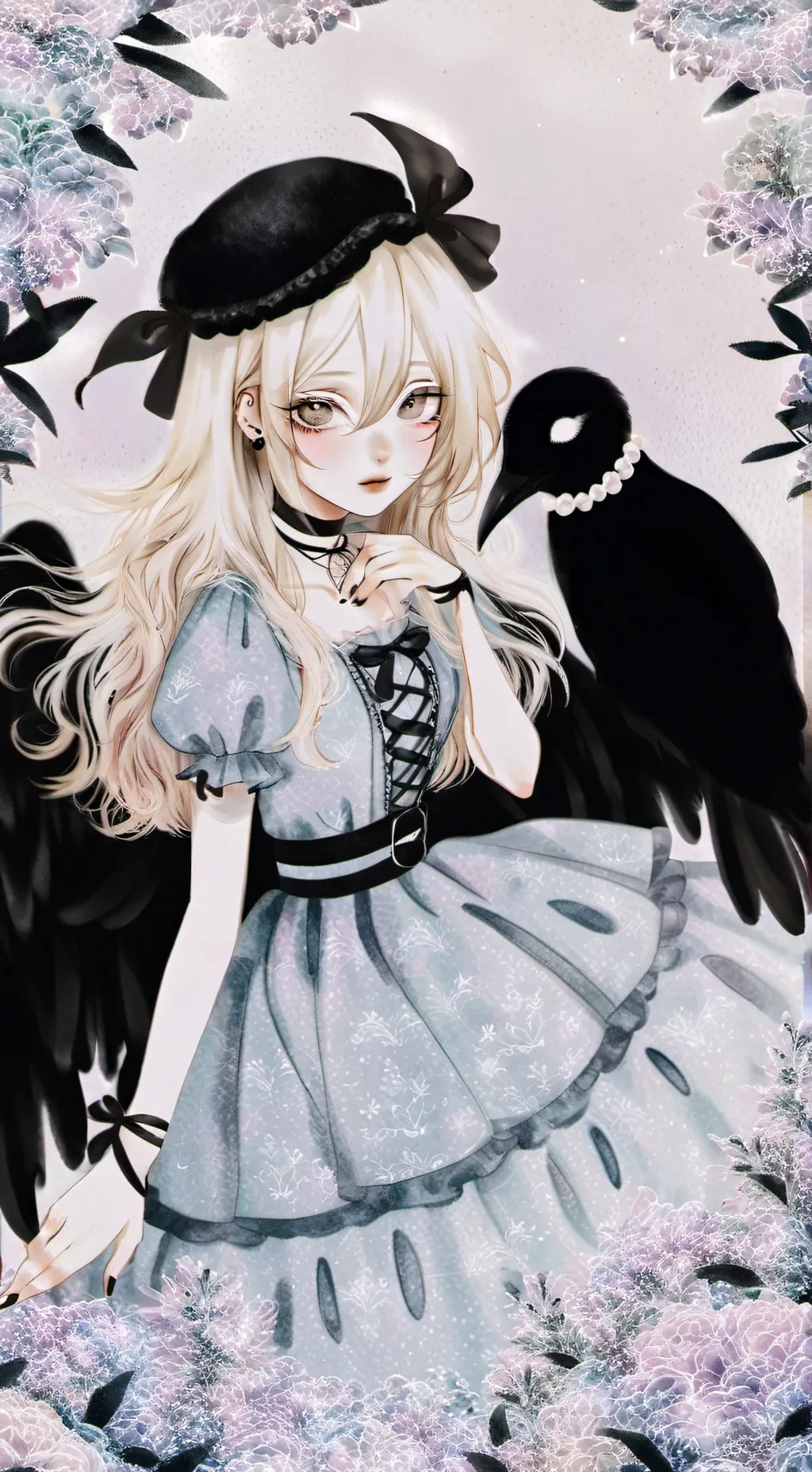 ai character: Rose background