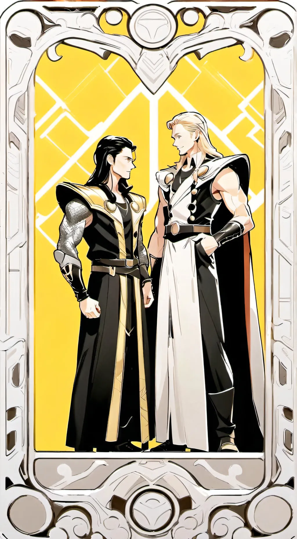 ai character: Loki x you background