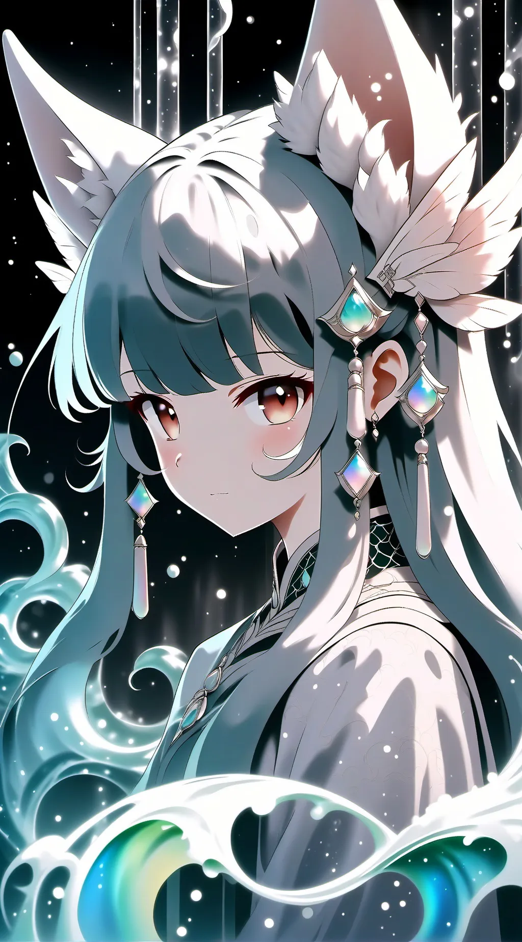 ai character: Kny ocs  background