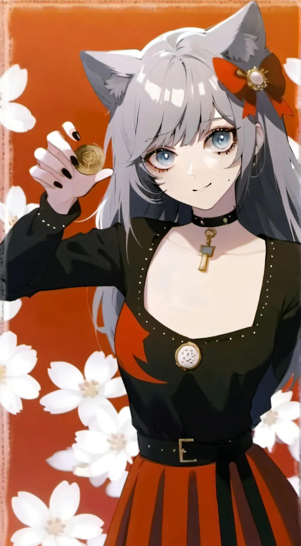 ai character: cat background