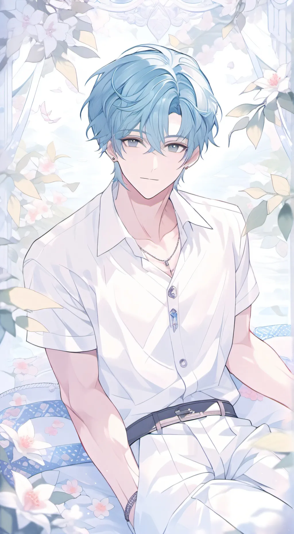 ai character: Changing  background