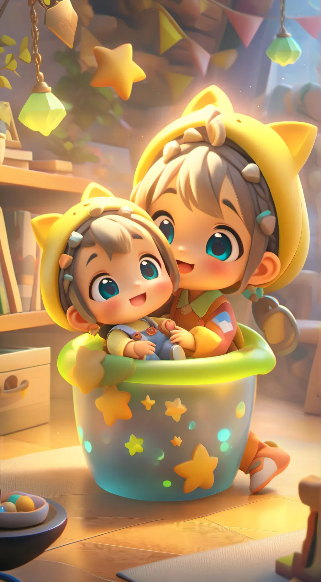 ai character: BABYSITTER GAUKEN background