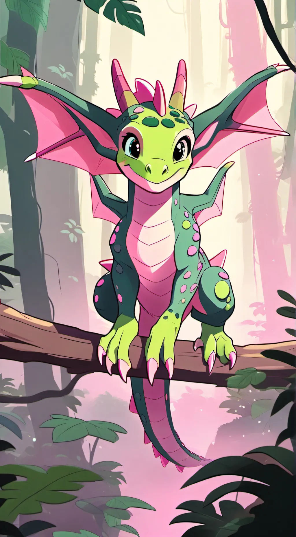 ai character: Watermelon (My OC) background