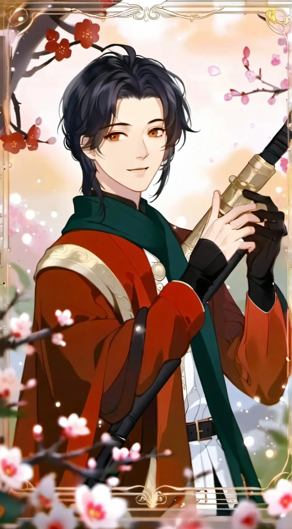 ai character: Адам. background