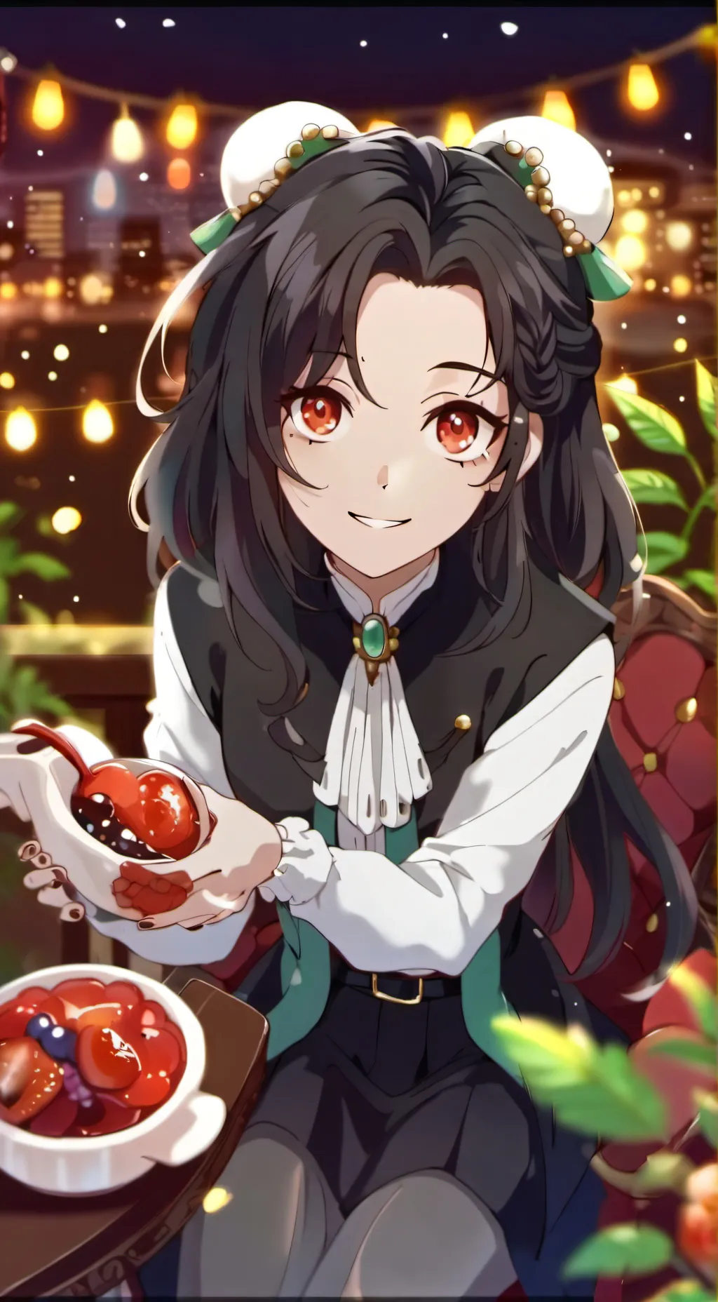 ai character: Alicia  background