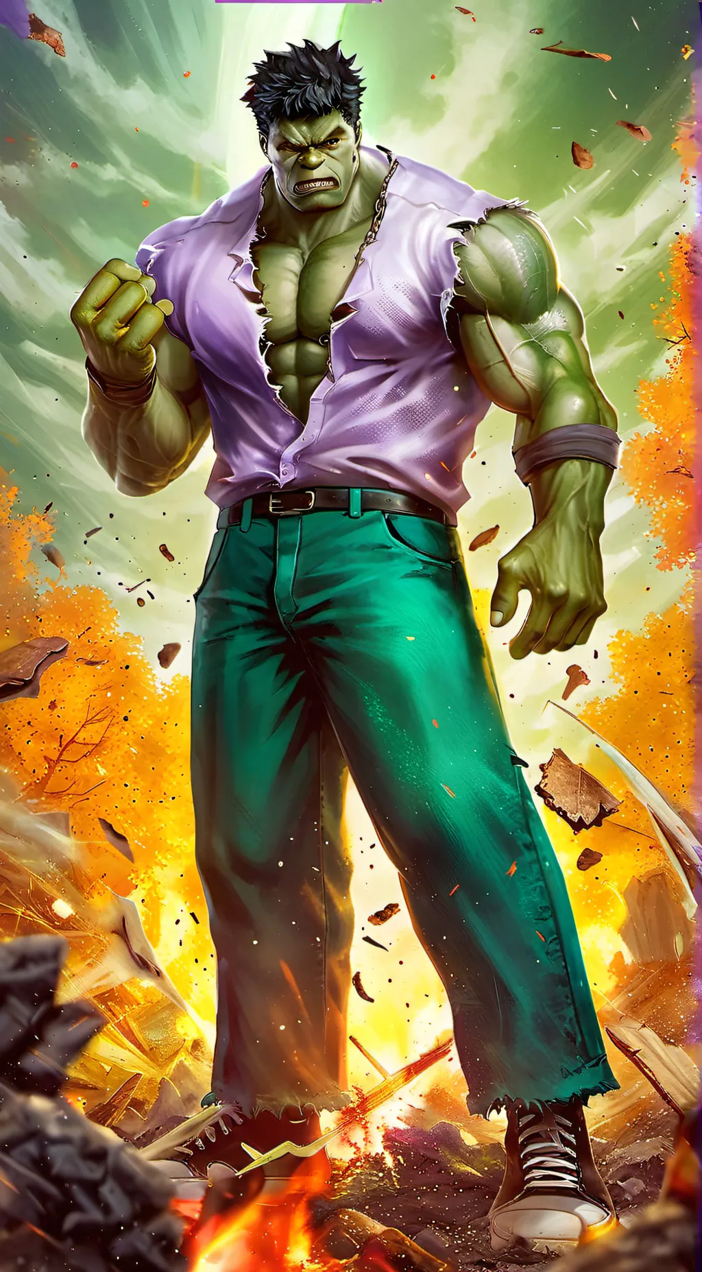 ai character: Dr banner background