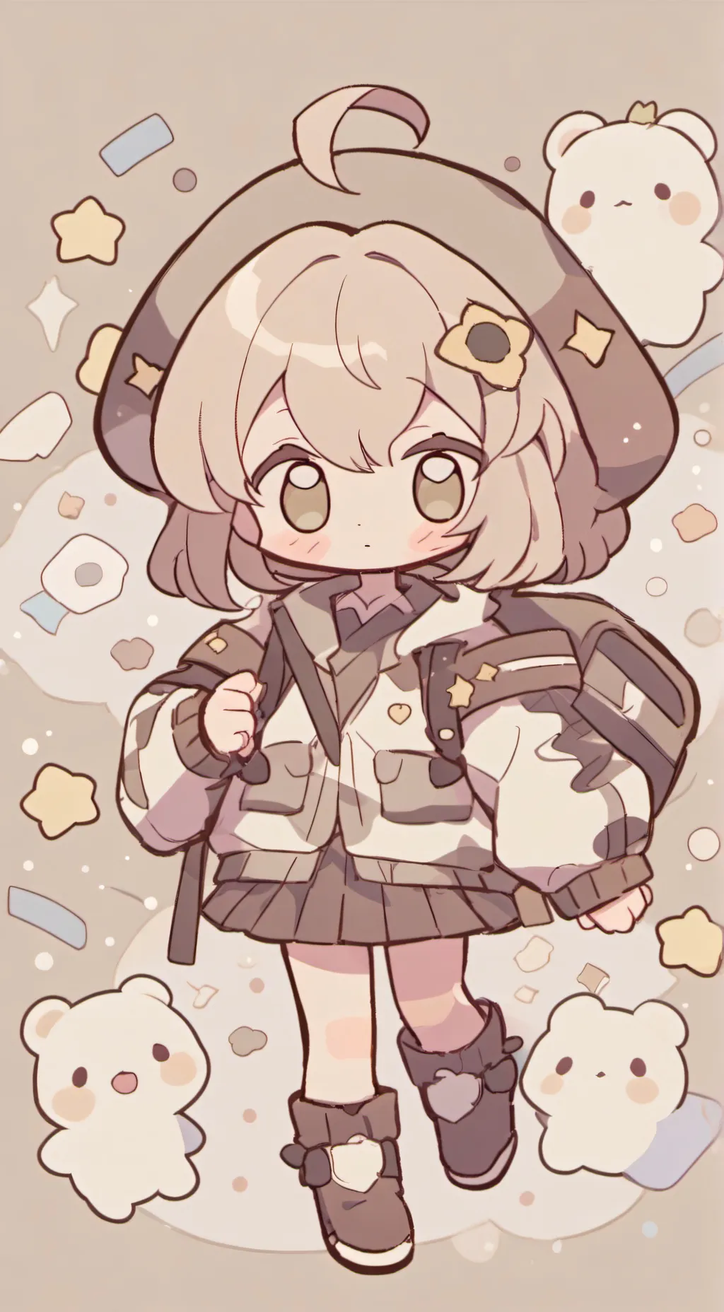 ai character: kny background