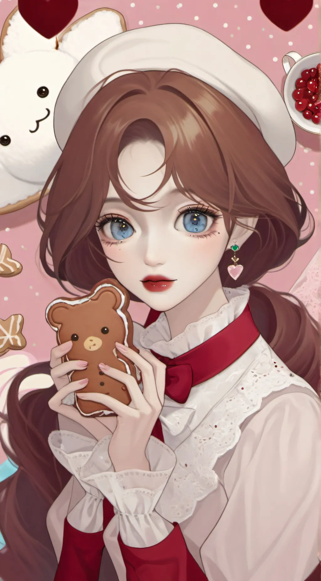 ai character: Cosmo and ginger background