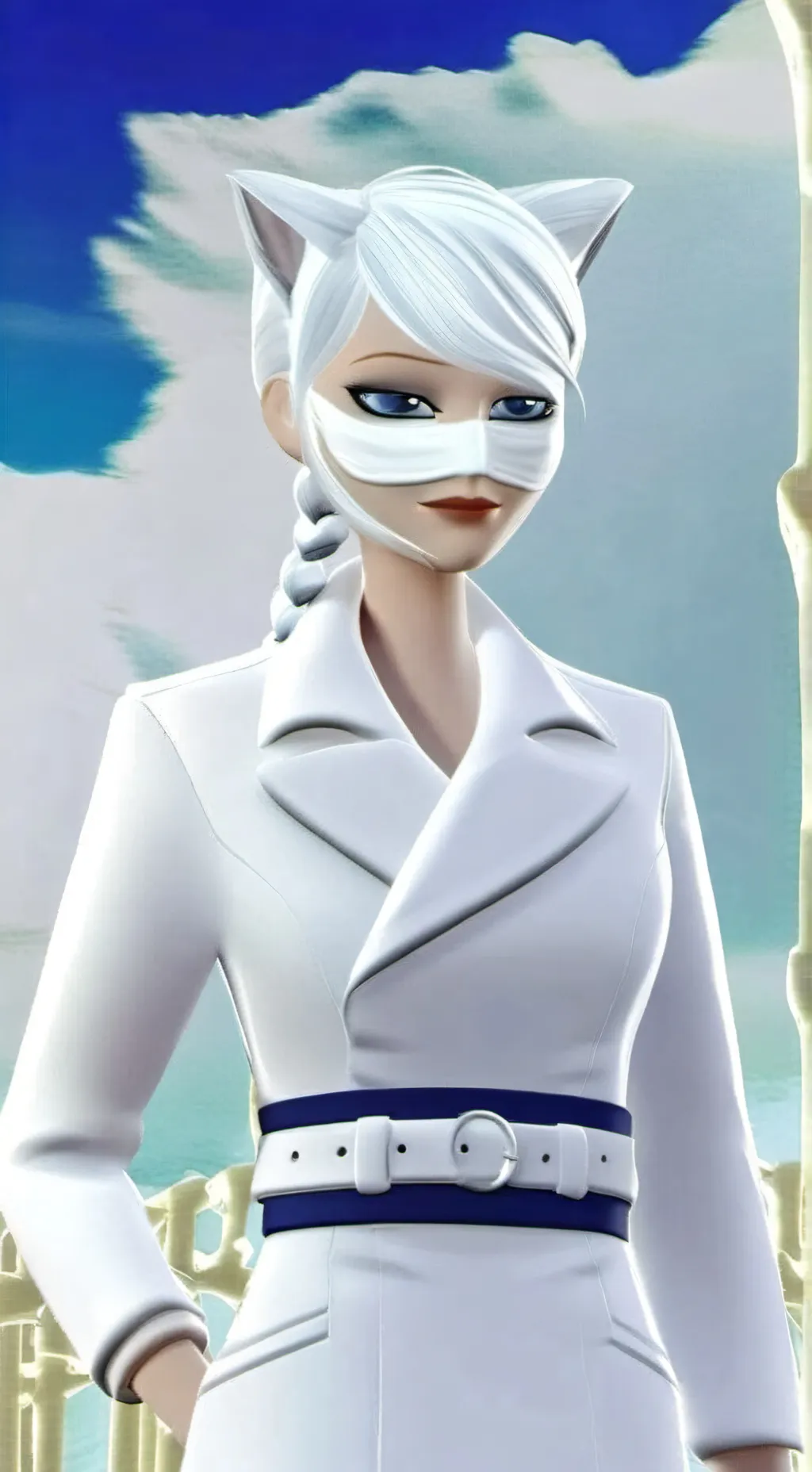ai character: Lady Blanc background