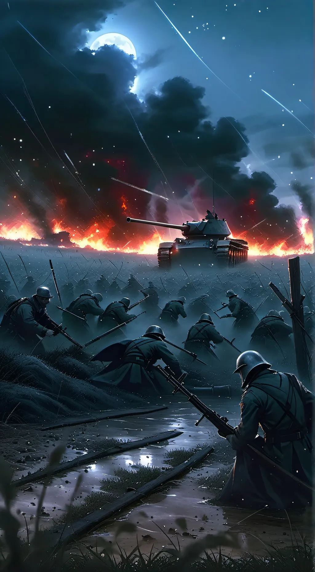 ai character: ww 2 background