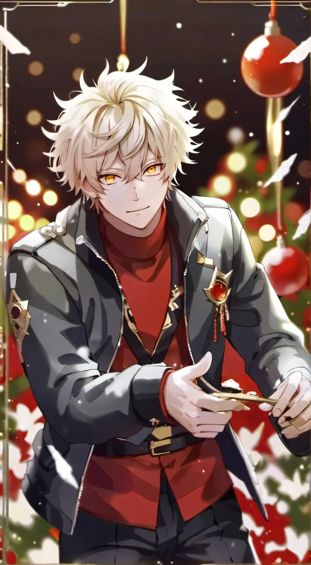 ai character: bakugo  background