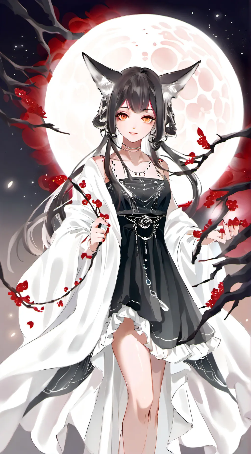 ai character: Luna background