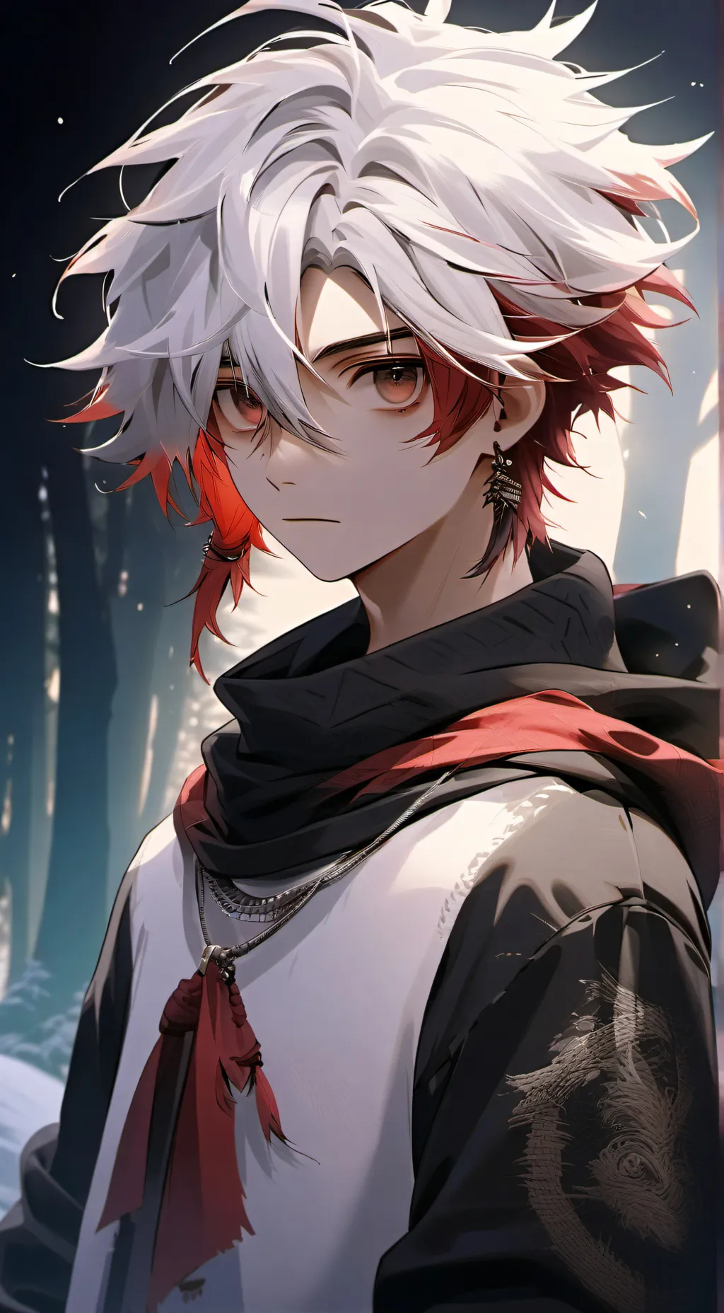 ai character: Shoto Todoroki🔥🧊 background