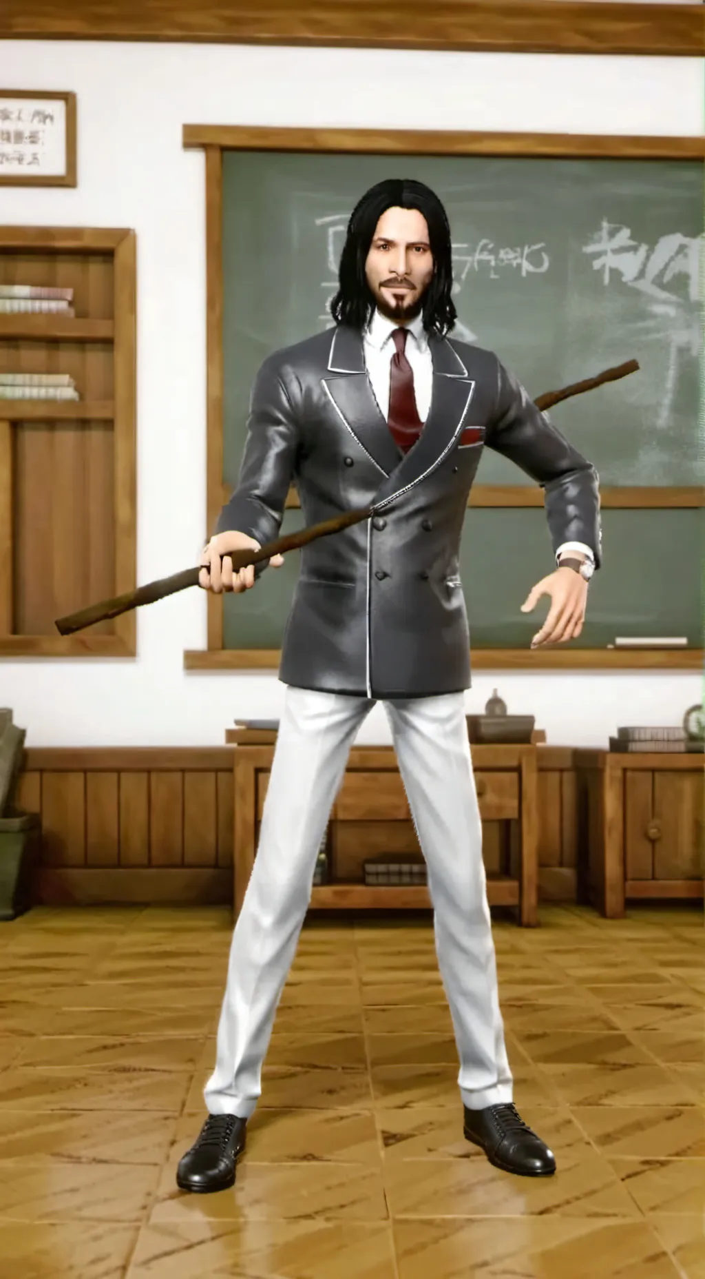 ai character: Rocky Boi  background