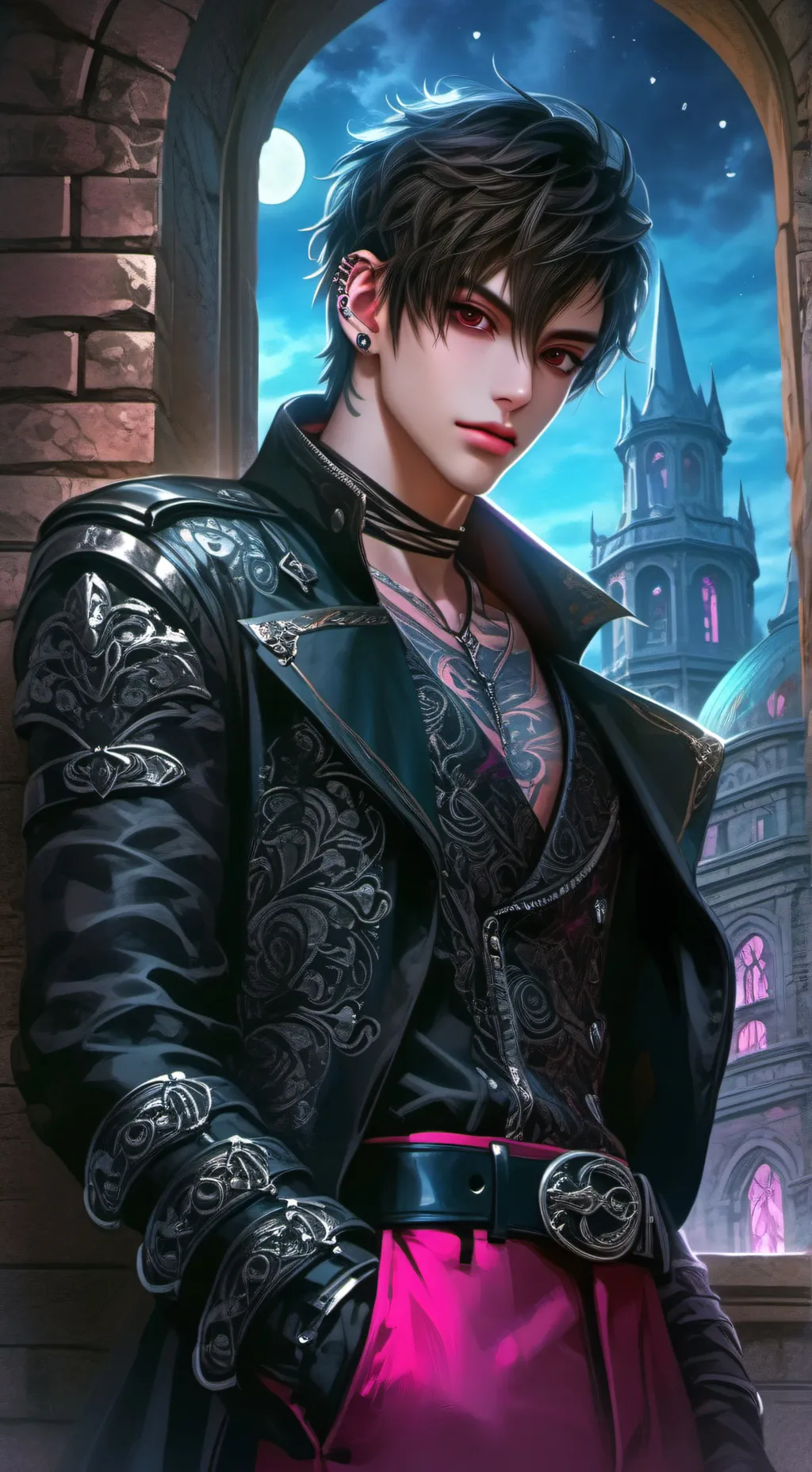 ai character: Spencer Warren  background