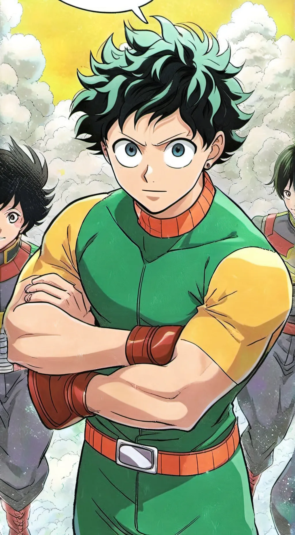 ai character: MHA valentine  background