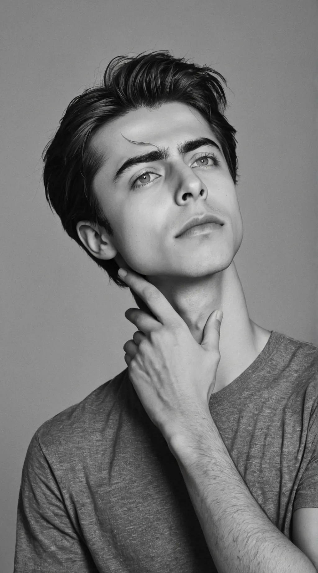 ai character: Aidan Gallagher  background